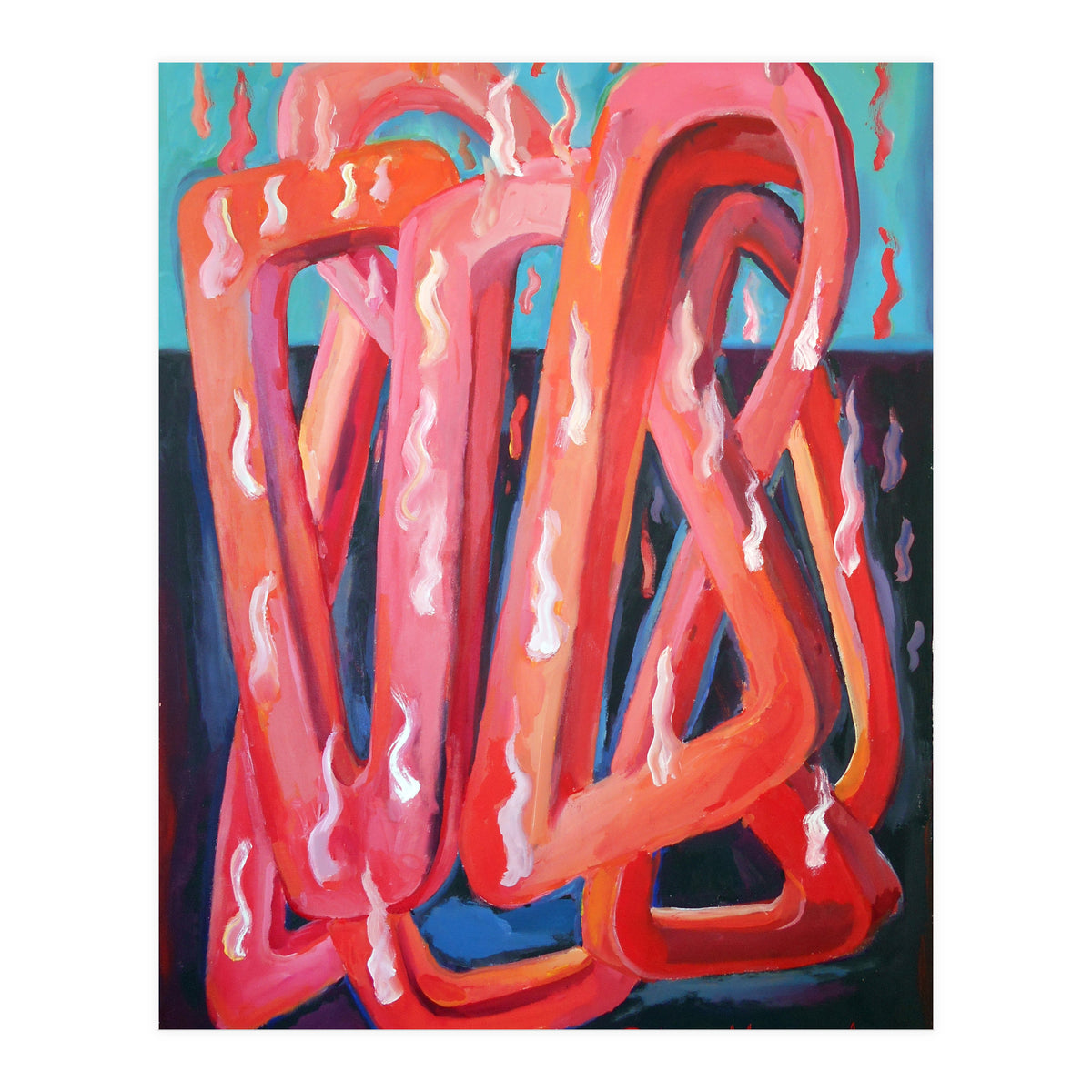 Formas En El Fuego 1 (Print Only)