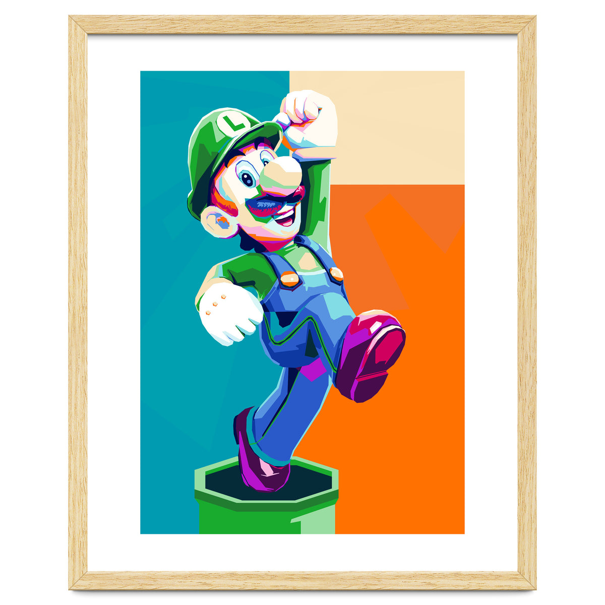 Mario Luigi Pop Art Cartoon Pop Art