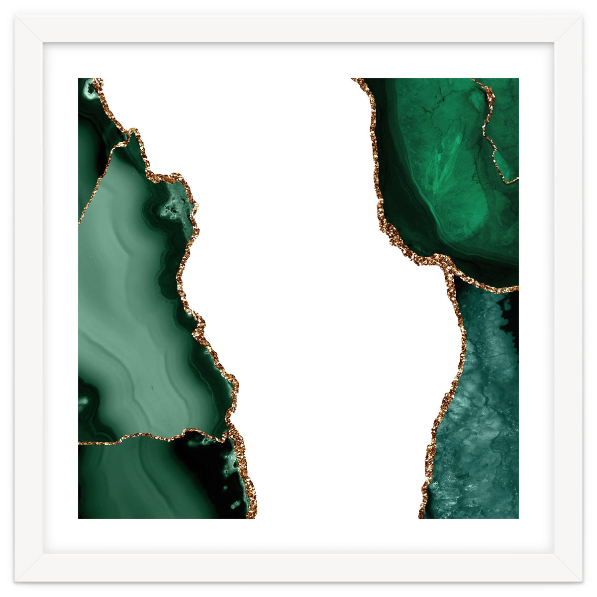 Emerald & Gold Agate Texture 15
