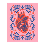 Floral Anatomical Heart (Print Only) thumbnail
