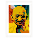 Mahatma Gandhi Colorful Abstract Art thumbnail