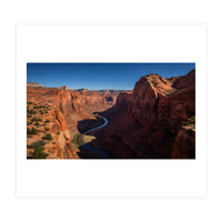 Canyon Majesty: River Through the Red Rocks (Print Only)