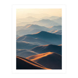 Misty Desert Mountain Range Art (Print Only) thumbnail