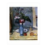 The Blue Vase - 1885/87 - 62x51 cm - oil on canvas - French Post-Impressionism. (Print Only) thumbnail