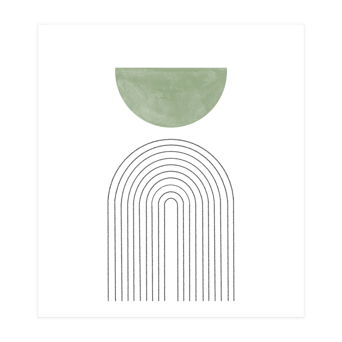 Simple Green Object (Print Only)