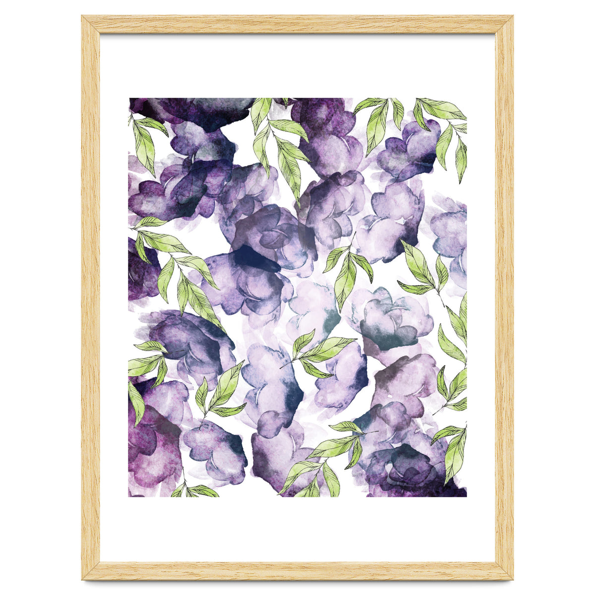 Watercolor + Ink Florals