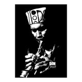 Don Cherry Trumpeter Jazz Music Legend in Grayscale (Print Only) thumbnail