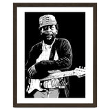 Willie King American Blues Musician in Grayscale thumbnail