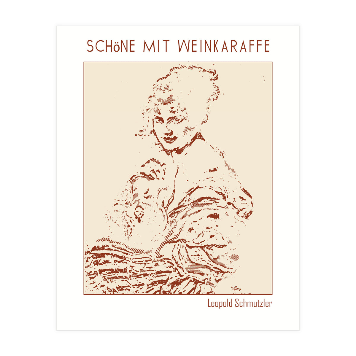 Schöne Mit Weinkaraffe – Leopold Schmutzler (Print Only)