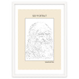 Self Portrait – Leonardo Da Vinci (ascii Art) thumbnail