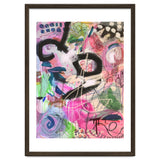 Crazy Town Multimedia Abstract Art Print Large Wall Art Poster Viddy Pop Mood Room thumbnail