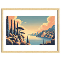 Vintage French Riviera Poster, France