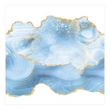 Blue & Gold Glitter Agate Texture 05 (Print Only) thumbnail