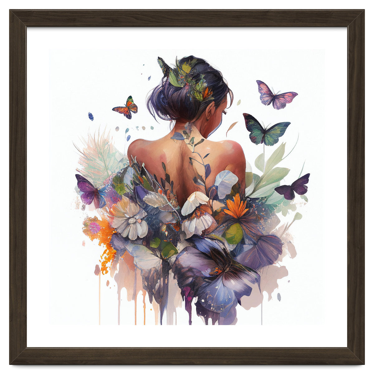 Butterfly Botanical Back