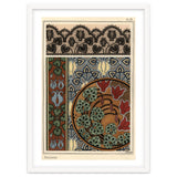 Cyclamen persicum motif in patterns for lace, wallpaper and fabric. thumbnail
