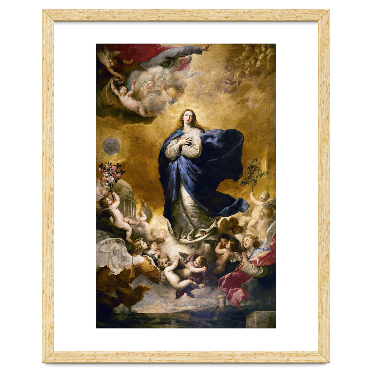 Immaculate Conception. Painted in Naples in 1635. Salamanca, Las Agostinas Church. JUSEPE DE RIBERA.