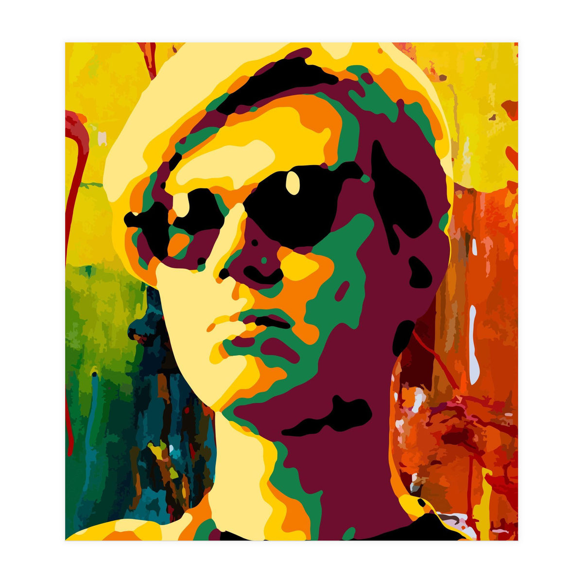 Andy Warhol Abstract  (Print Only)