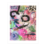 Crazy Town Multimedia Abstract Art Print Large Wall Art Poster Viddy Pop Mood Room (Print Only) thumbnail