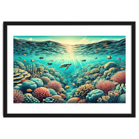 Vintage Australia, Great Barrier Reef Poster