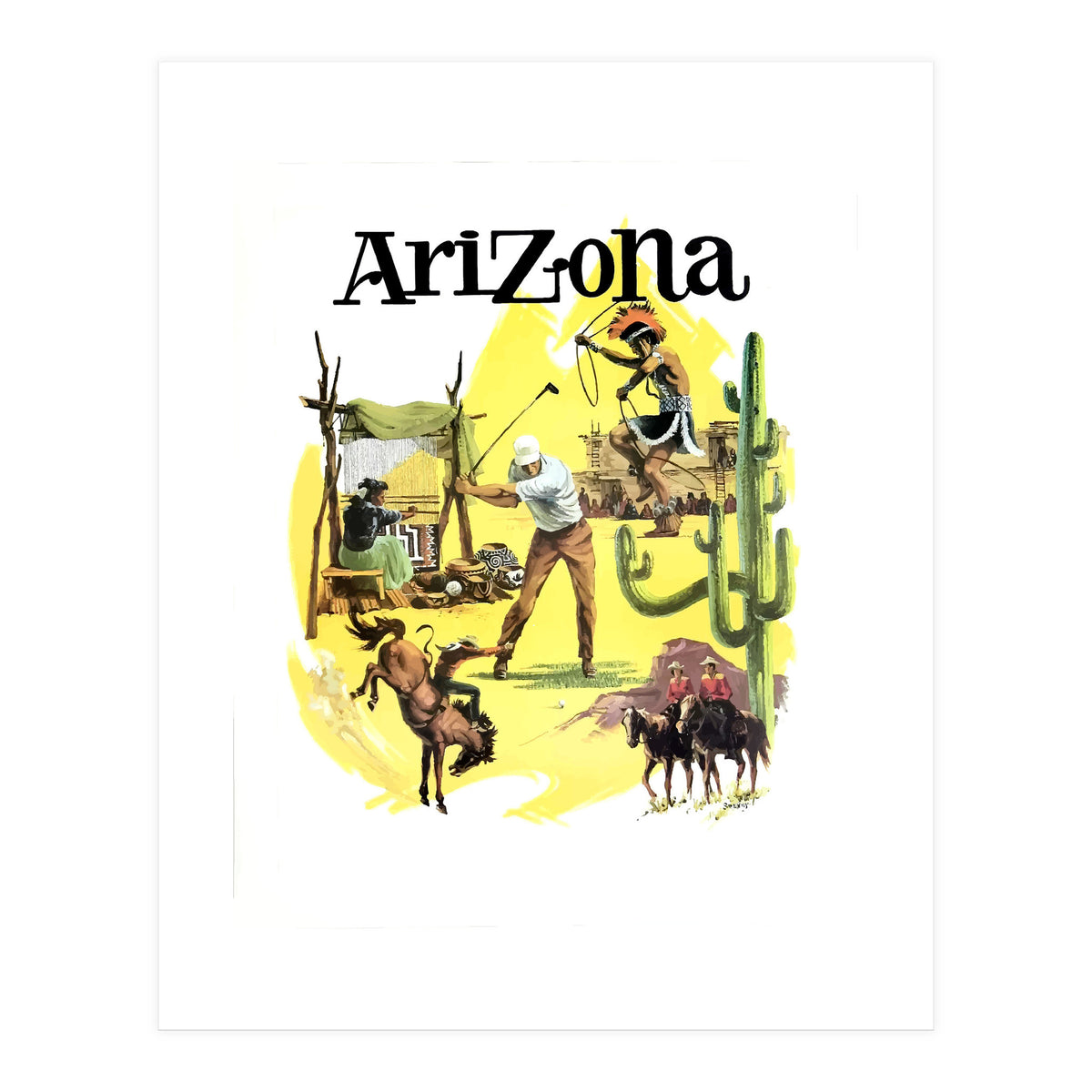 Arizona, Tourist Attractions (Print Only)