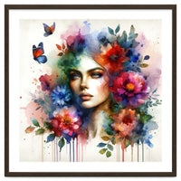 Ethereal Floral Portrait