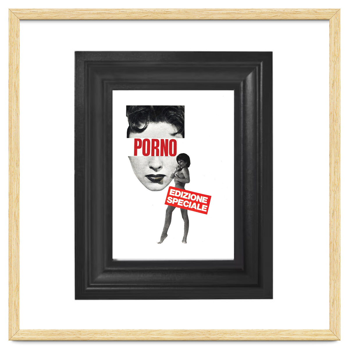 Porno Special Edition - Print of Paper Collage