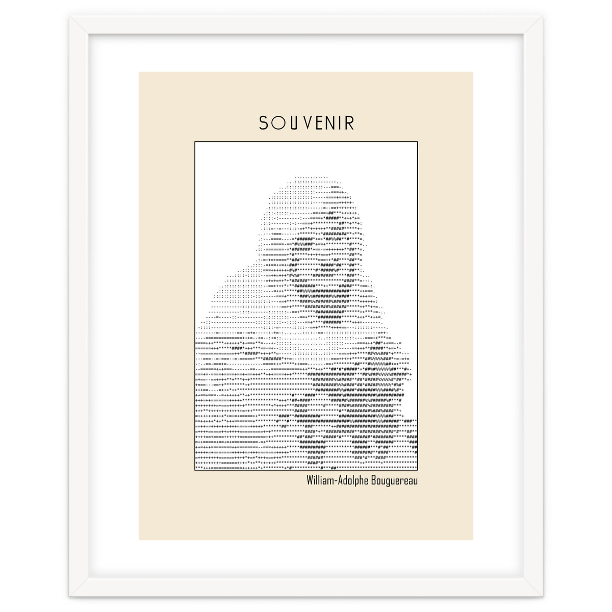 Souvenir – William Adolphe Bouguereau (1894) – Ascii Art