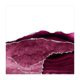 Burgundy & Silver Agate Texture 14  (Print Only) thumbnail