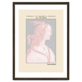 Portrait of Simonetta Vespucci as Nymph – Sandro Botticelli (ascii art) thumbnail