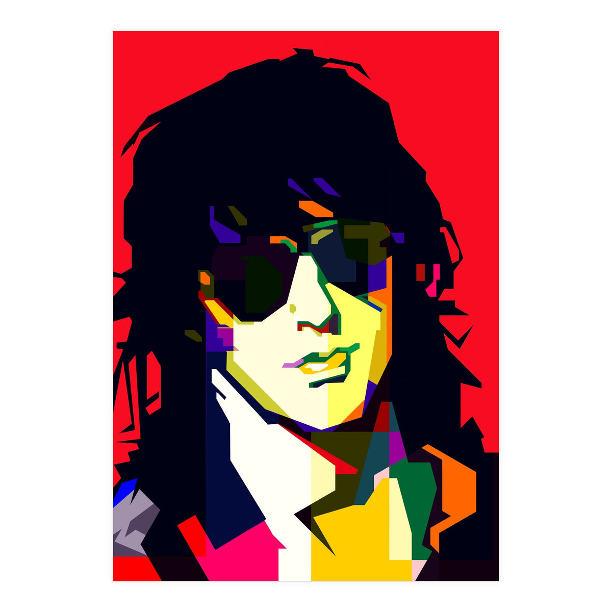Izzy Stradlin Guitarist Pop Art WPAP (Print Only)