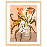 Floral Contemporary Still Life Peach Fuzz thumbnail