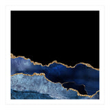 Navy & Gold Agate Texture 10  (Print Only) thumbnail