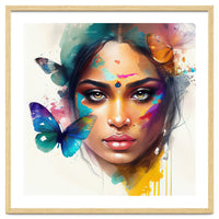 Holi Glow Hindu Portrait