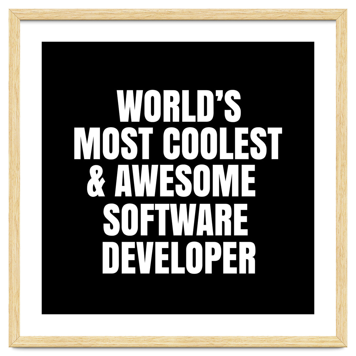 World's most coolest and awesome software developer