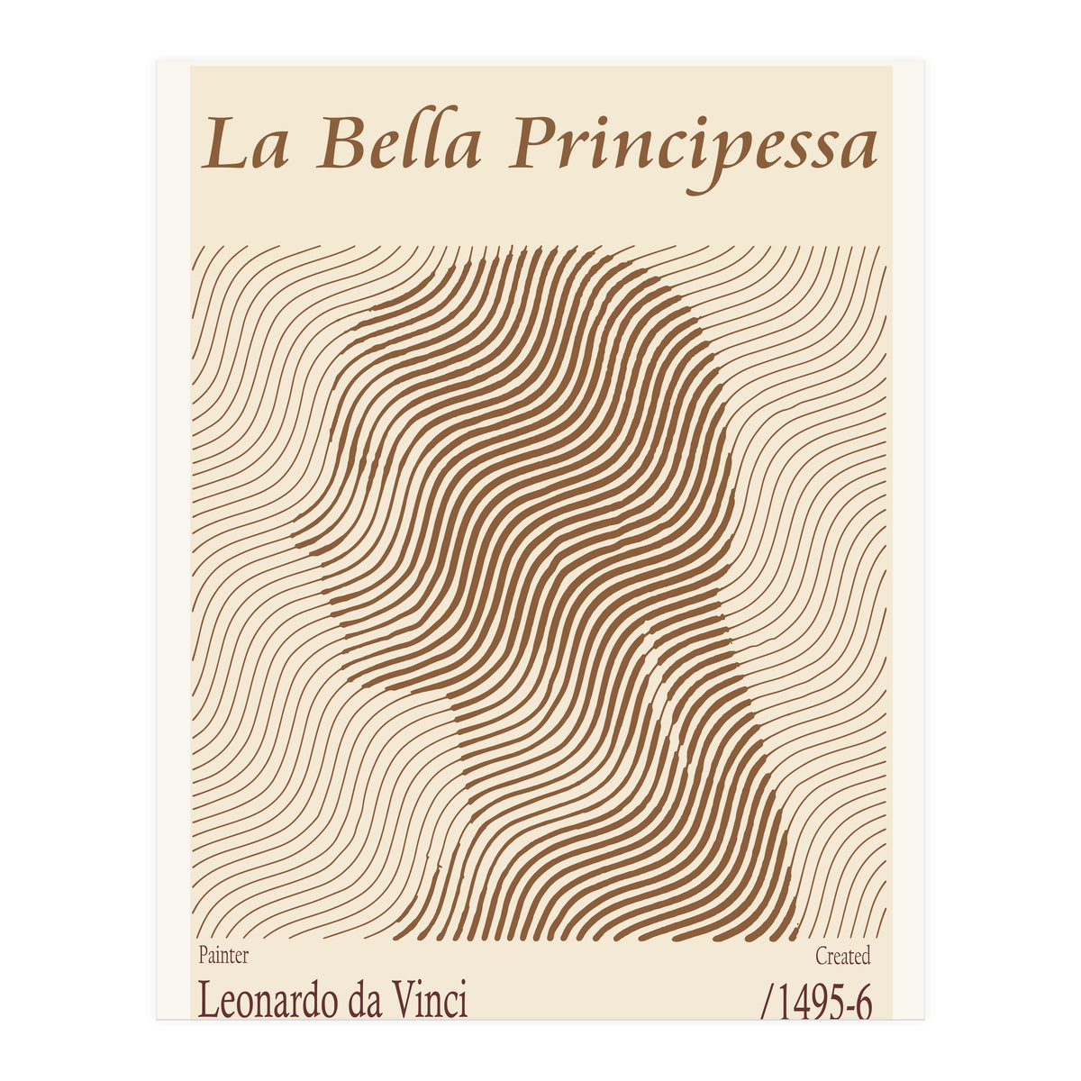 La Bella Principessa – Leonardo Da Vinci (1495 6) (Print Only)