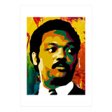 Jesse Jackson Colorful Abstract Art (Print Only) thumbnail