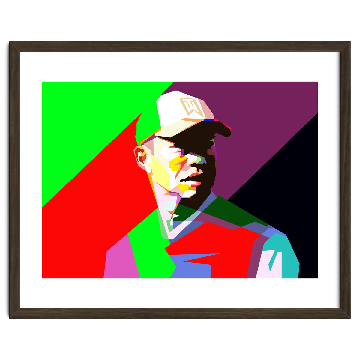 Tiger Woods Golf Legendary Pop Art WPAP