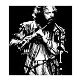 Ian Anderson Rock Music Legend in Grayscale 2 (Print Only) thumbnail