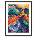 Vibrant Fluid Acrylic Pour Abstract Art thumbnail