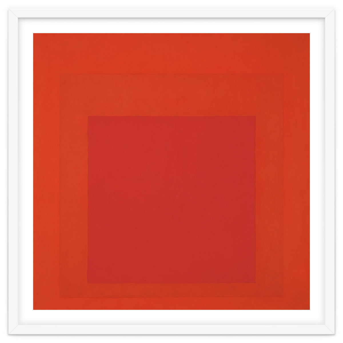 JOSEF ALBERS - HOMAGE TO THE SQUARE RED