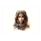 Desert Muse Watercolor Portrait (Print Only) thumbnail