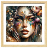 Floral Forest Druid Woman Portrait thumbnail