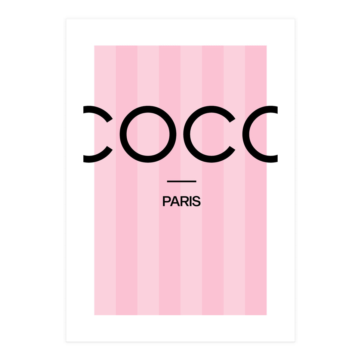 Paris Fashion Quote Art, Coco Chanel, Chic Decor (Print Only)