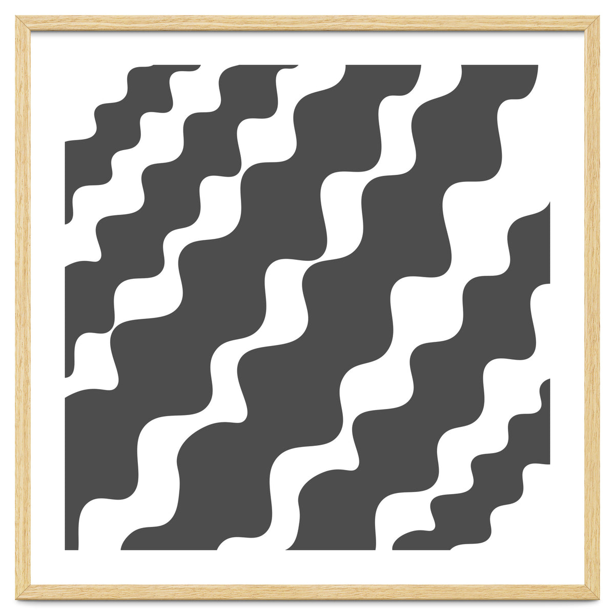 Grey Wavy Pattern
