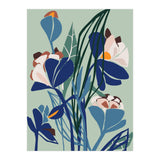 Florals At Night – Modern Illustration Light (Print Only) thumbnail