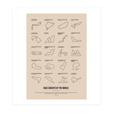 Grand Prix Formula One Circuits Racing Car (Print Only) thumbnail