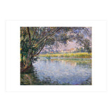 Henri Lebasque (Champigné, 1865-Le Cannet, 1937). Banks of the RIver Marne near Montévrain (ca. 1... (Print Only) thumbnail