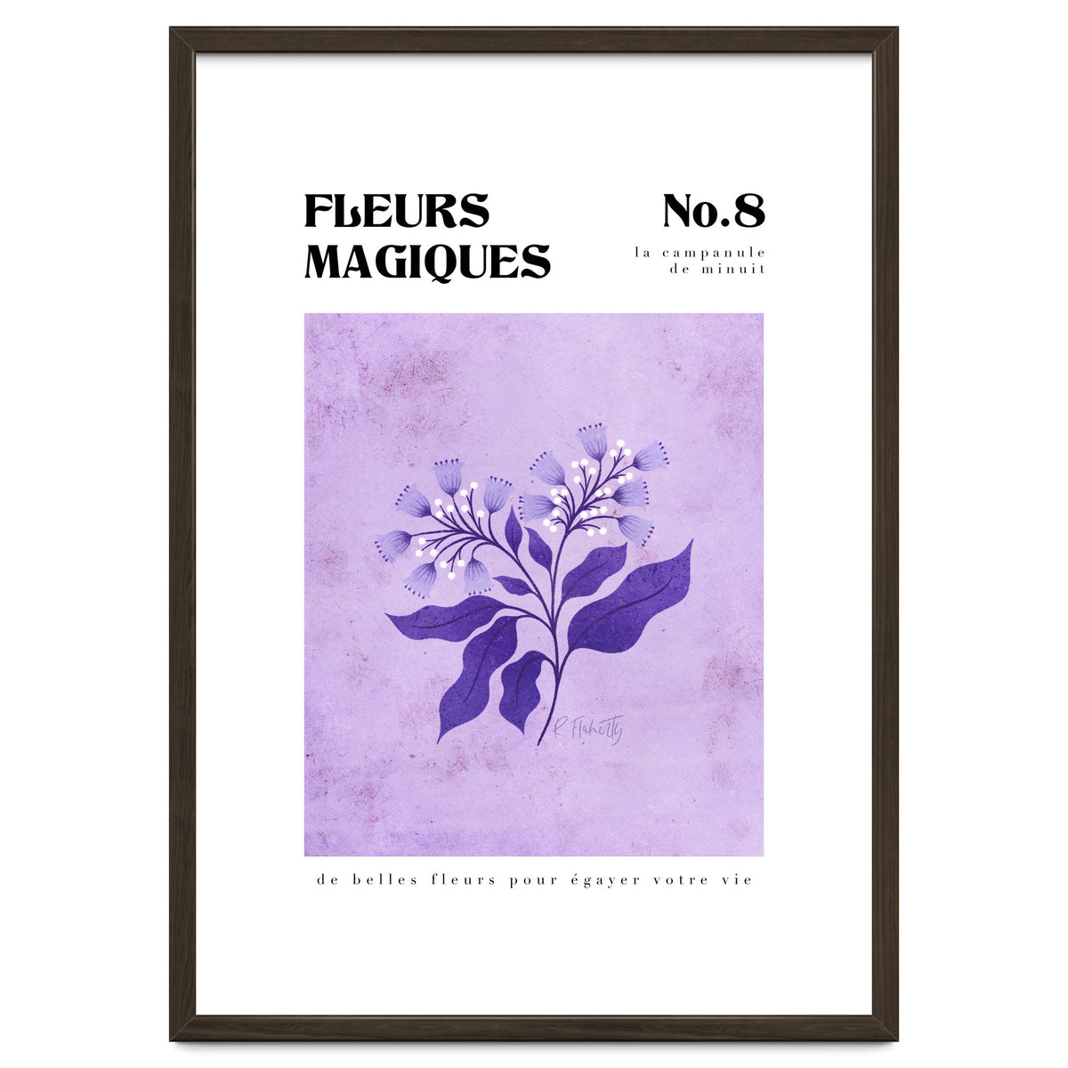 Magical Flowers No.8 Midnight Bellflowers