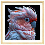 Pink Cockatoo Parrot Close Up Portrait Feather thumbnail