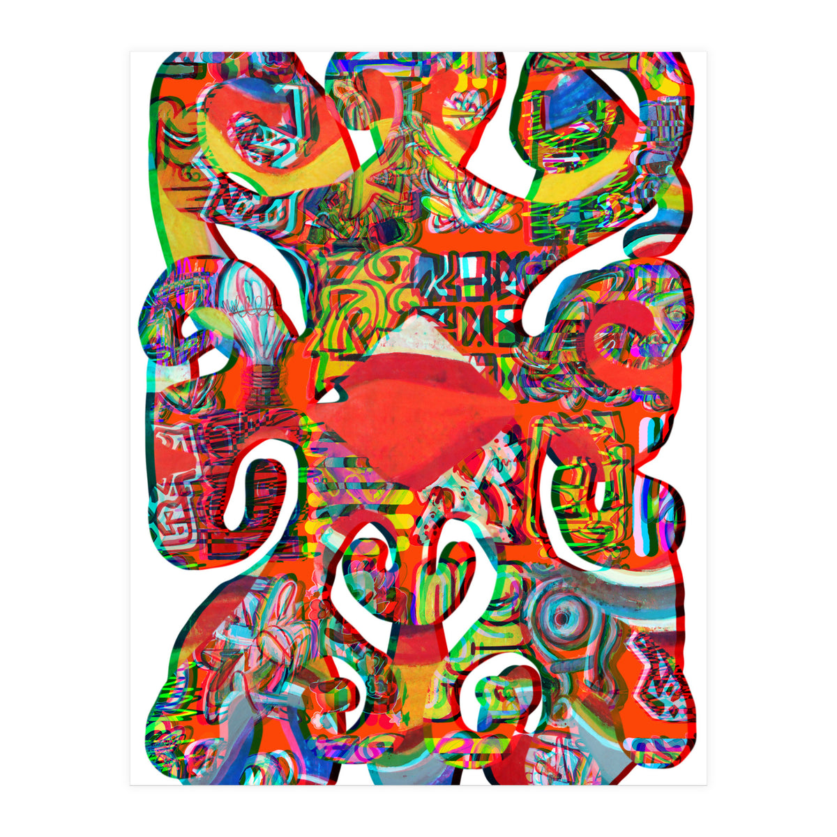 Pop Abstract Asimetrico 39 Copia (Print Only)